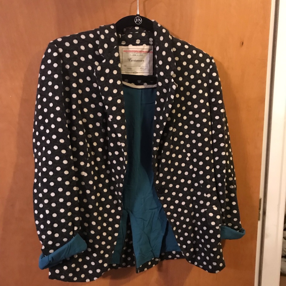 XS/S polka dot blazer